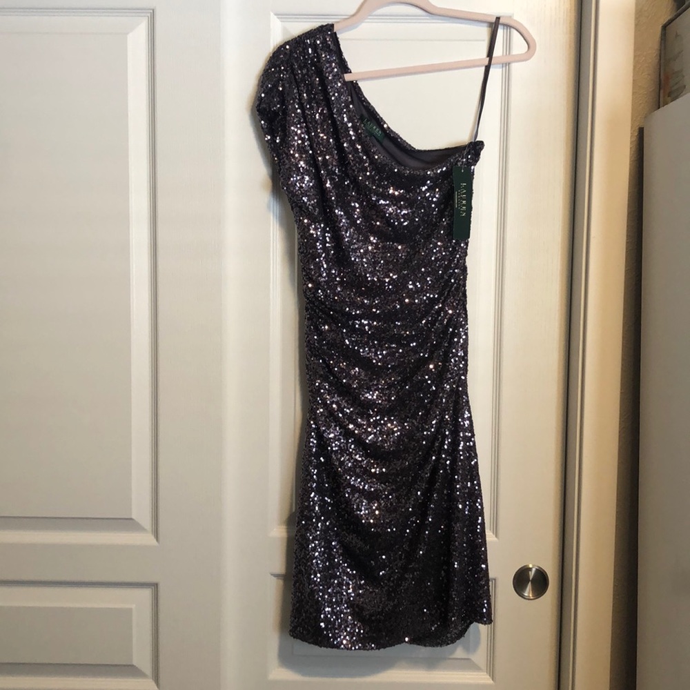 Ralph Lauren  sequin evening dress